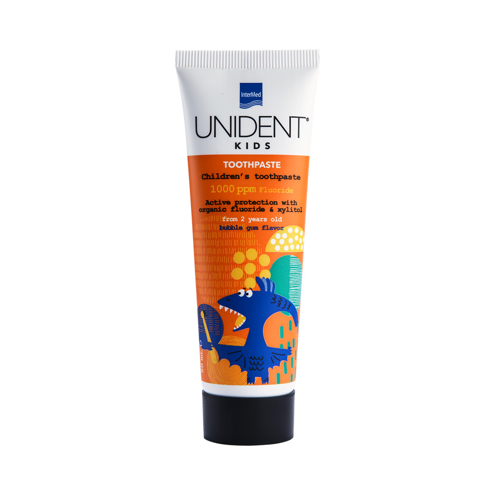 INTERMED - UNIDENT KIDS Παιδική Οδοντόκρεμα 1000ppm φθόριο - 50ml